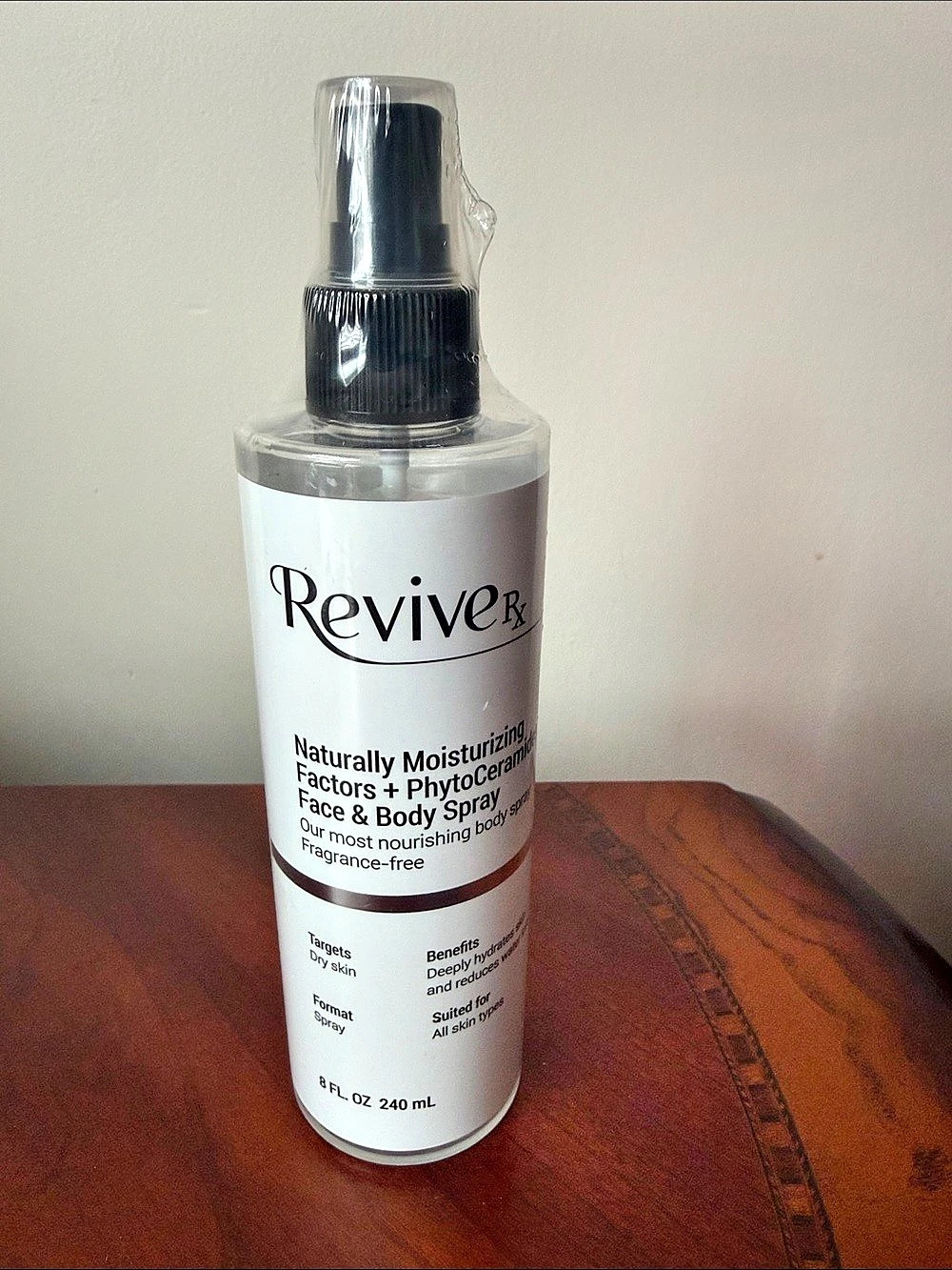 Revive Rx Naturally Moisturizing Factors + PhytoCeramides Face & Body Spray Face
